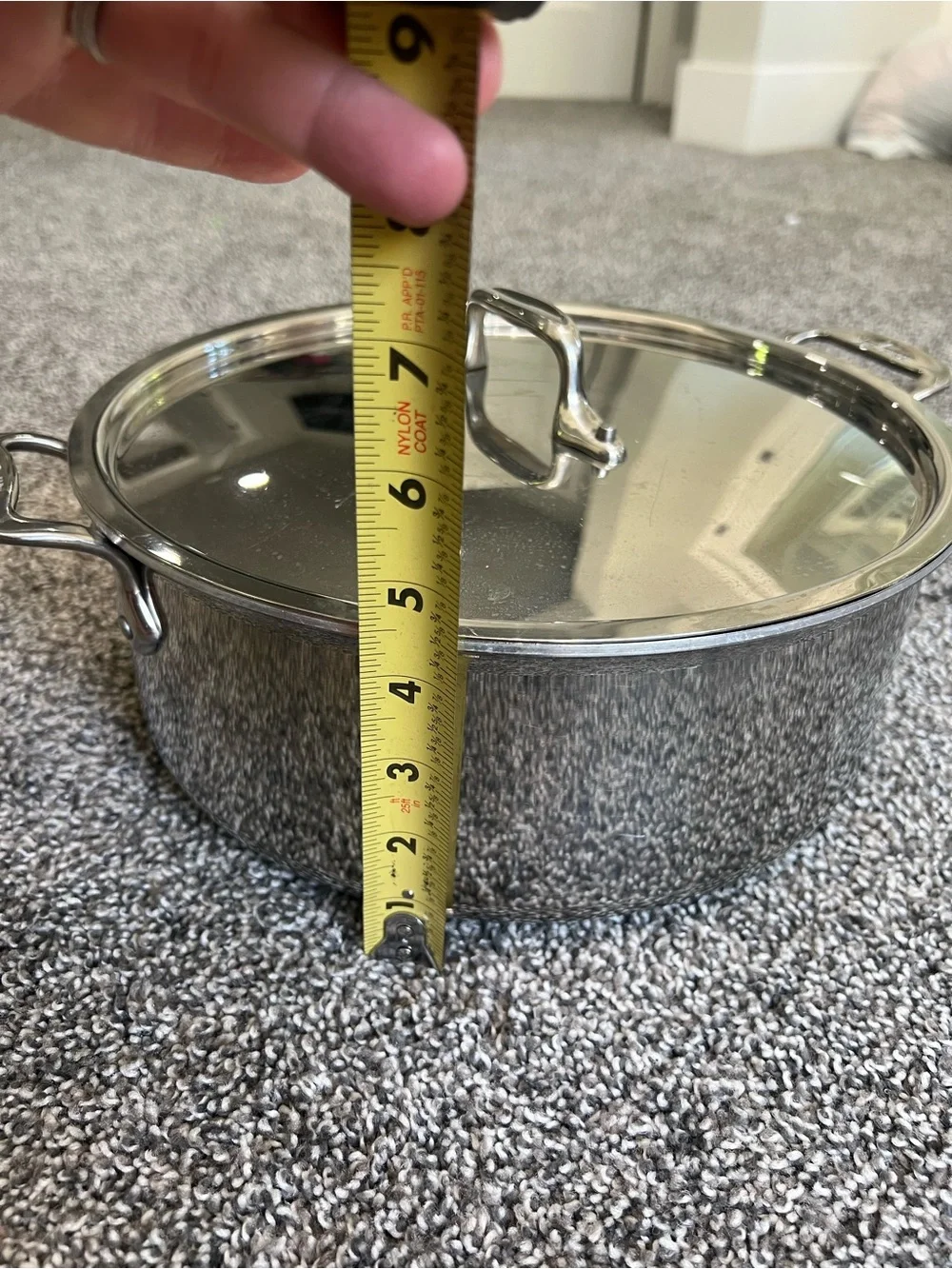 All-Clad D3® Tri-Ply Stainless-Steel Stock Pot 6 Quart with lid - Picture 9 of 9